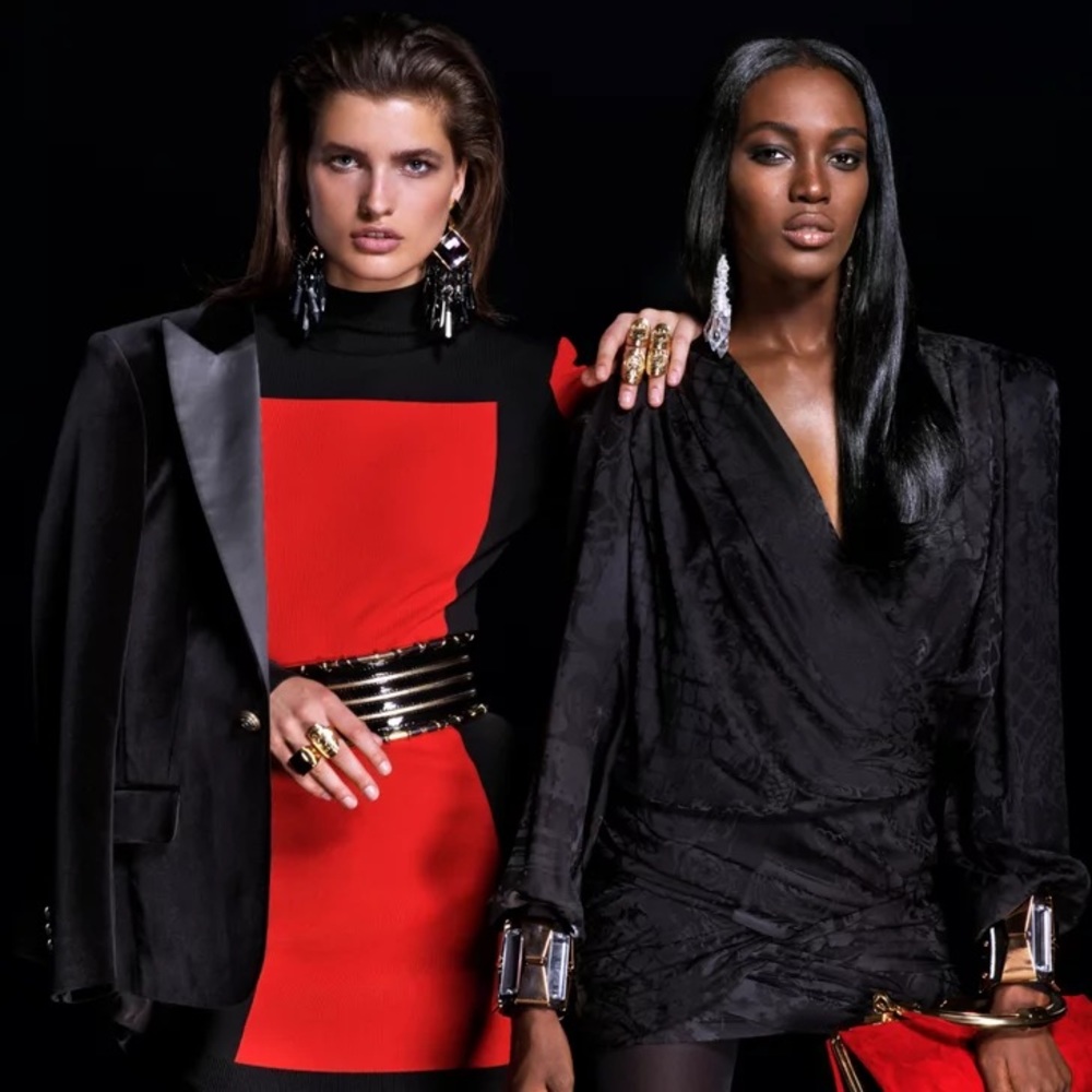 BNWT Balmain H&M knitted dress turtleneck